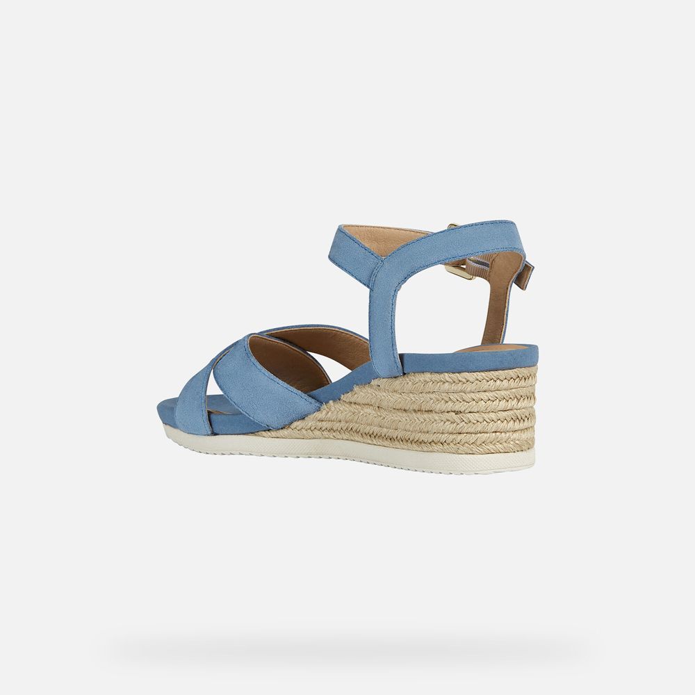 Sandales Geox Ischia - Bleu - Femme 690487-VXF